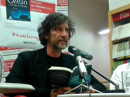 Neil Gaiman in Wien, Buchpräsentation The Ocean at the End of the Lane @Morawa